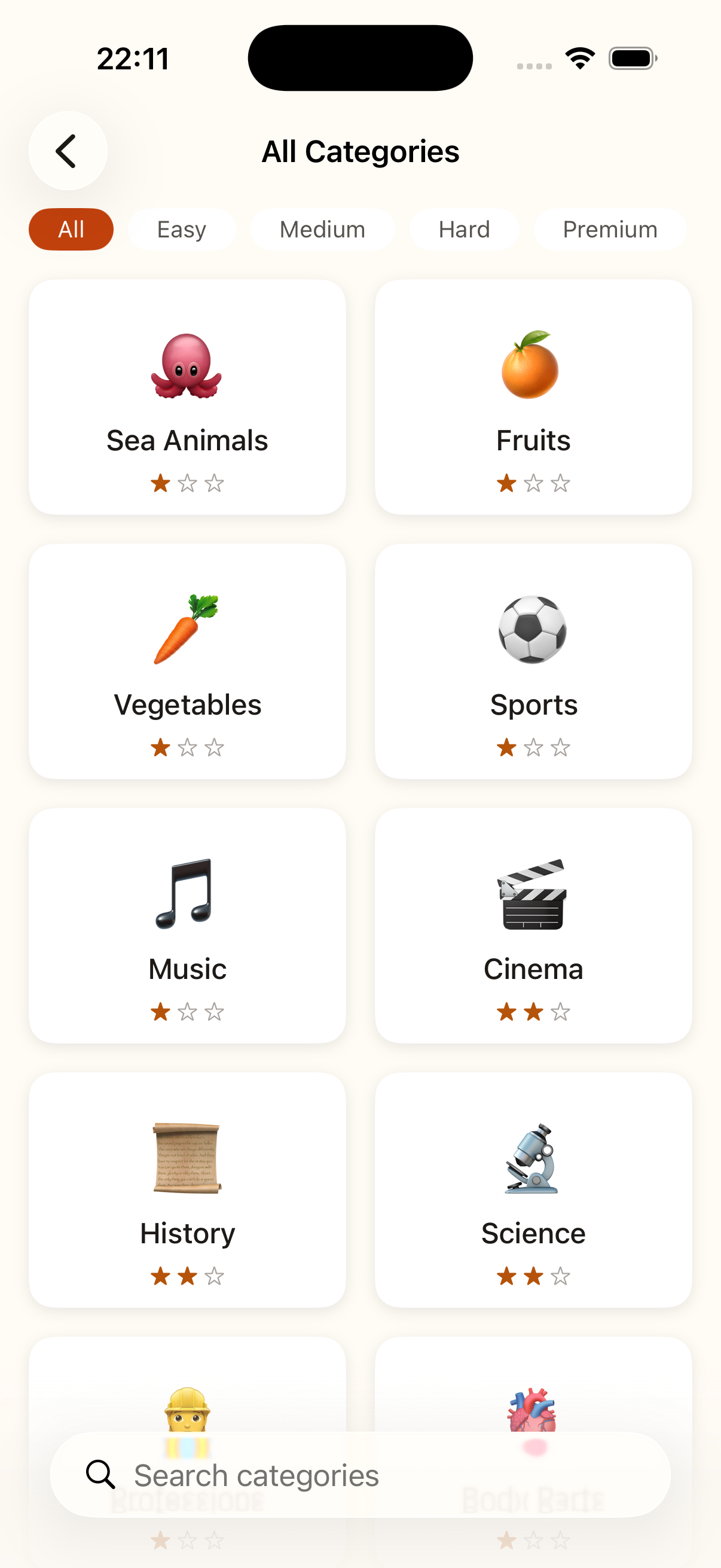 Categories